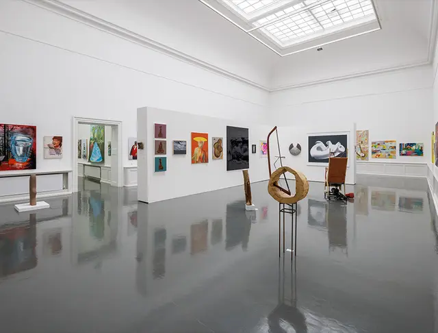 Die traditionelle Mitgliederausstellung zeigt die kreative Vielfalt der kunstschaffenden Mitglieder des Badischen Kunstvereins. | Foto: BKV Foto Felix Gruenschloss