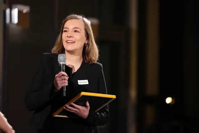 Preisträgerin für Neugründung: Kathrin Weber  | Foto: Alexander Sell/ISB