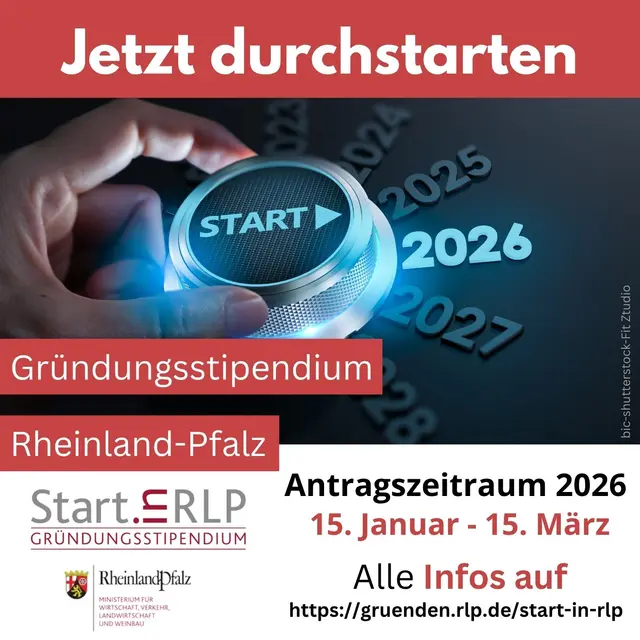 START in RLP: Das Business + Innovation Center Kaiserslautern (bic) informiert und berät über das Gründungsstipendium | Foto: bic