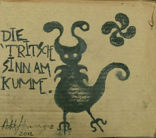 "Die Tritsche sinn am kumme" - die Elwedritsche in Pennsylvania gelten durchaus noch als bedrohlich, ganz anders als in der Pfalz. Das hängt damit zusammen, dass sich in den USA bei den Nachfahren pfälzischer Auswanderer Sitten und Gebräuche aus dem 18. Jahrhundert besser gehalten haben als bei den Nachfahren der damals nicht ausgewanderten Pfälzer. | Foto: Dr. Michael Werner