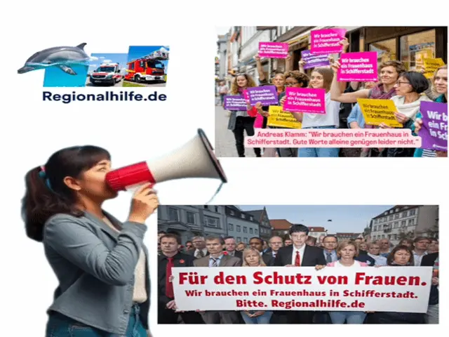 Mehr als 60 Menschen und Andreas Klamm, Mitglied im Kreistag des Rhein-Pfalz-Kreis fordern die Einrichtung eines Frauenhauses in Schifferstadt um Frauen und Kindern künftig und erstmalig auch im Rhein-Pfalz-Kreis ein niederschwelliges Hilfe-Angebot praktischer Art machen zu können. | Foto: Andrew P. Harrod