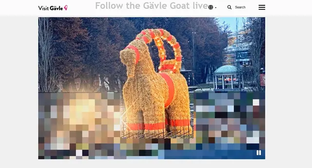 Mit der Webcam können Fans aus aller Welt den Gävlebocken 24 Stunden täglich live beobachten | Foto: Heike Schwitalla