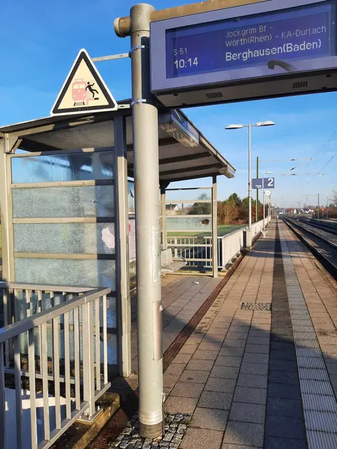 Mutwillige Zerstörung in Rheinzabern | Foto: Bundespolizei Kaiserslautern