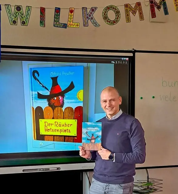 Florian Bellaire beim Vorlesetag | Foto: Florian Bellaire