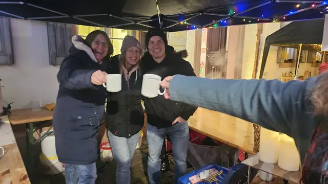 ...der Glühwein auch! | Foto: Eva Bender