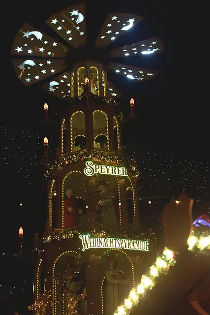 Die Speyrer Weihnachtspyramide | Foto: Cornelia Bauer