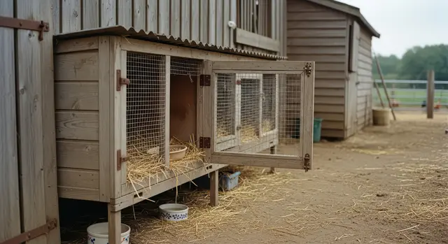 Leerer Kaninchenstall - Symbolfoto | Foto: logonv/stock.adobe.com