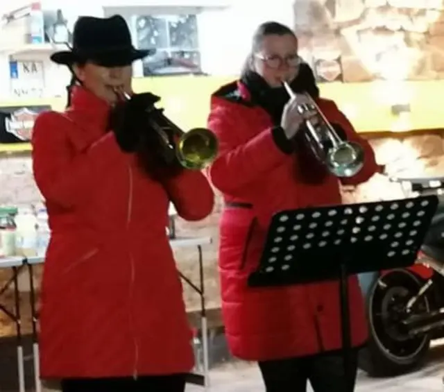 Das Trompetenduett spielt auch wieder im Jahr 2025 für den Rätsel-GewinnerIn | Foto: Sonja Beron