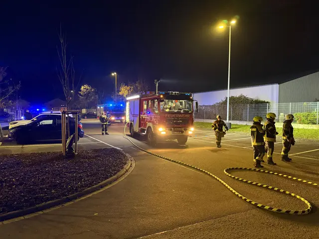 Freiwillige Feuerwehr Haßloch im Einsatz. | Foto: Freiwillige Feuerwehr Haßloch