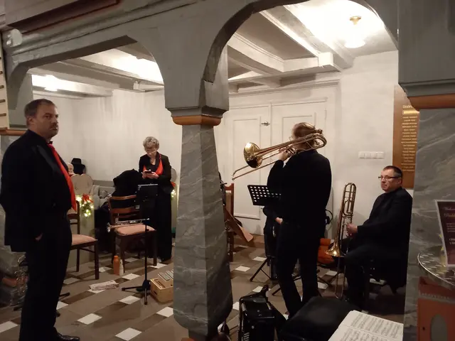 Der Bläserchor in Vorbereitung | Foto: privat