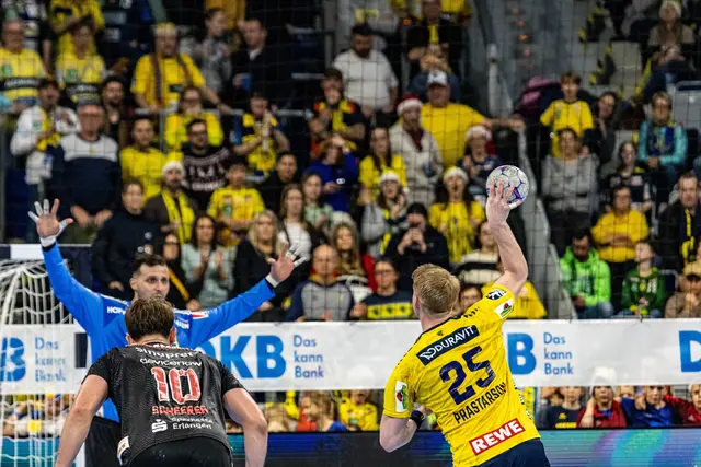 sieben Meter, von  Haukur Thrastarson versenkt | Foto: Wolfgang Neuberth