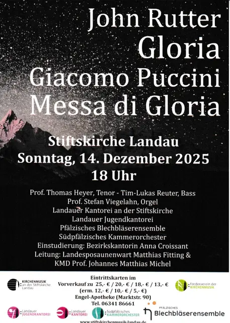 Plakat | Foto: Stiftskirchenmusik Landau