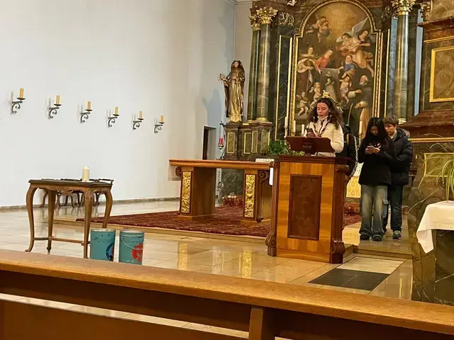 Erste Proben für die Aussendungsfeier am 3. Advent | Foto: Christina Lu