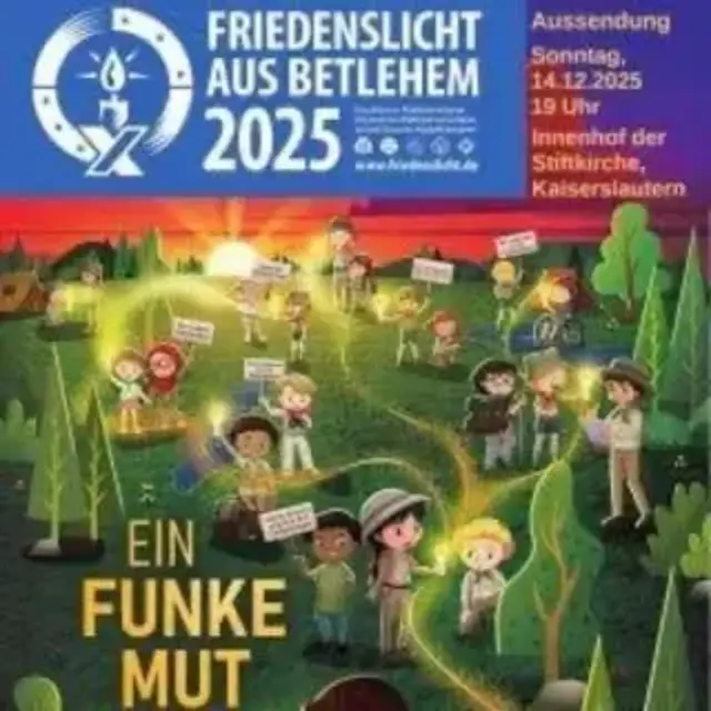 Das Friedenslicht steht in diesem Jahr unter dem Motte "Ein Funke Mut" | Foto: rdp