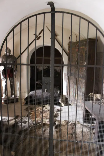 Museale Darstellung des Schlafraums von Ritter Hans von Trotha, (.Hans Trapp). | Foto: Stephanie Wasem