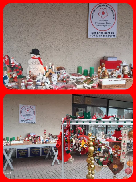 Weihnachtsdeko-Verkauf für den Verein | Foto: Elvira Nowack