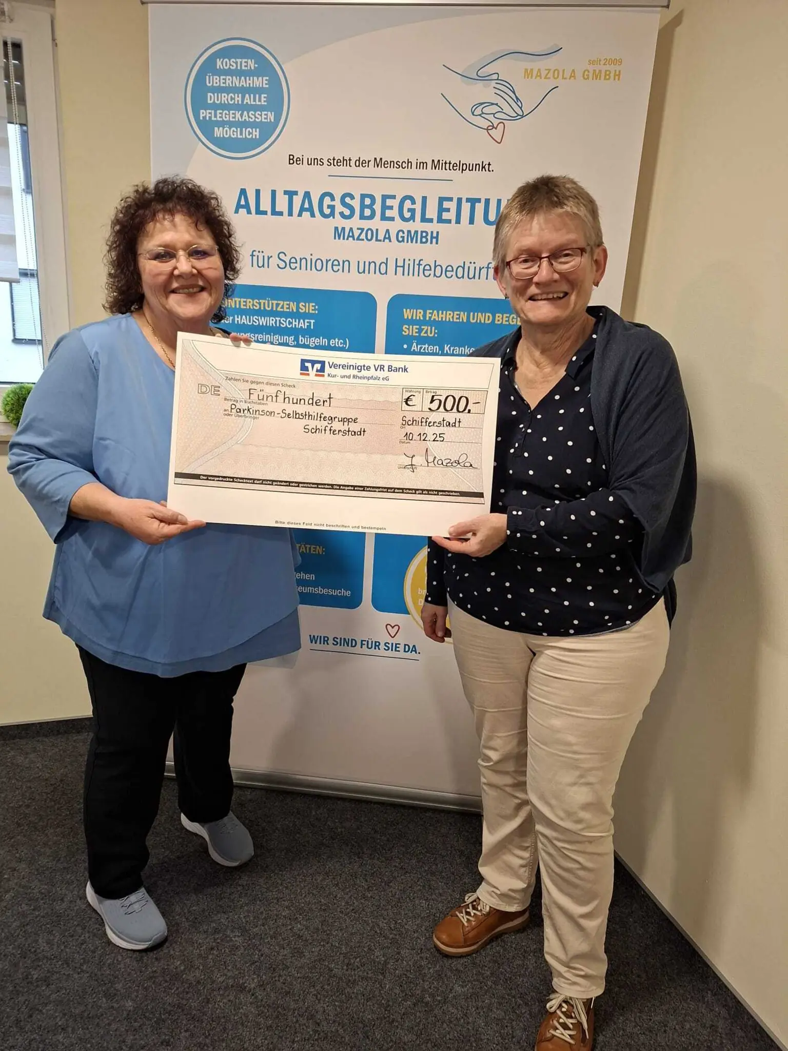 Mazola-GmbH-spendet-an-Parkinson-Selbsthilfe-Schifferstadt-Speyer