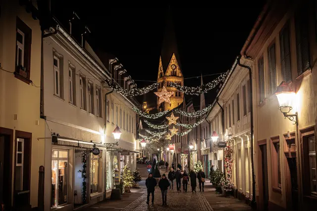 Den Sternlesmarkt in Ettlingen bringt die Stadt zum Strahlen | Foto: Paul Needham