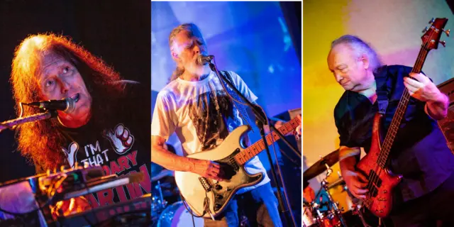 Martin Martino Gerschwitz + 
Heinz Glass + 
Rolf-Dieter Schnapka | Foto: Ursula Engelmann