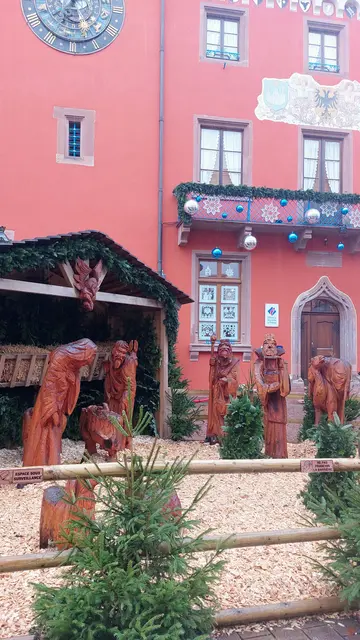 Holzkrippe in der Innenstadt von Haguenau. | Foto: Stephanie Wasem