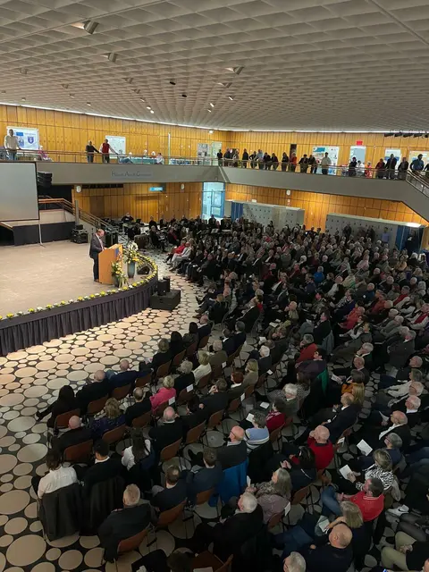 Ein voll besetzter Saal zum Neujahrsempfang | Foto: Gemeindeverwaltung Haßloch