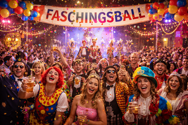 Faschingsball - erstellt mit KI | Foto: Heike Schwitalla