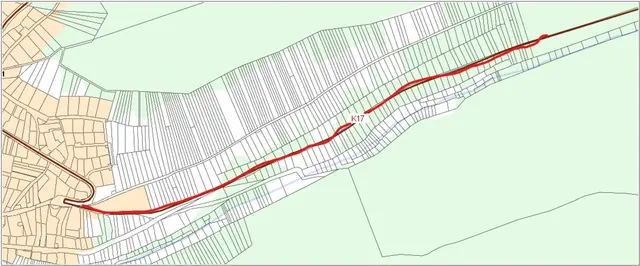 K 17 - LBM Speyer ruft Eigentümer entlang der K 17 Iggelbach zur Grünpflege auf | Foto: LBM Speyer/Ausschnitt Mobilitätsatlas