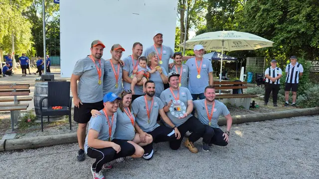 1. Mannschaft der Boule Abteilung des TV 1877 Mannheim Waldhof. | Foto: TV 1877