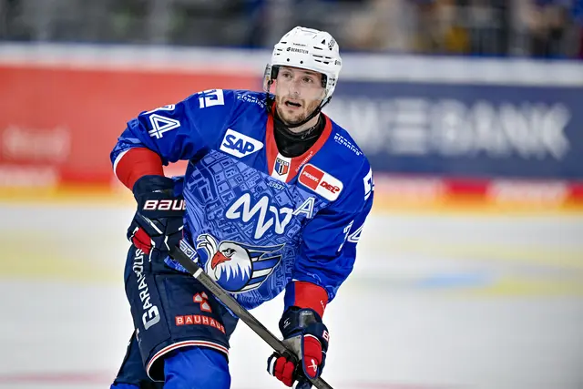 Stürmer Tom Kühnhackl fehlt den Adler zehn bis zwölf Wochen.  | Foto: Adler Mannheim / Daniel Bamberger