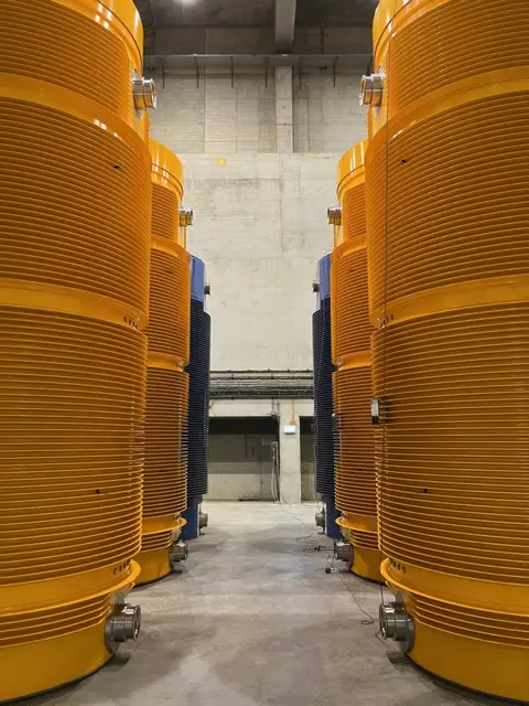 Im Brennelemente-Zwischenlager Philippsburg sind insgesamt 106 von 152 Behälterstellplätzen belegt | Foto: BHZ