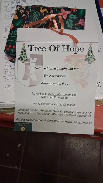 Einer der Wunschzettel | Foto: Liane MokryPries