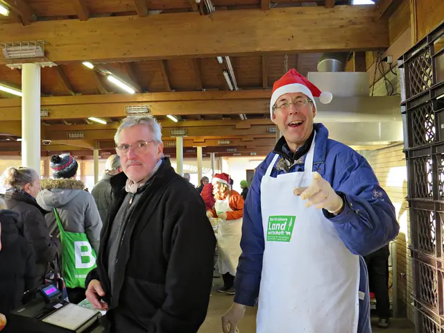 Rechts Michael Ceranski mit Zipfelmütze | Foto: Brigitte Melder