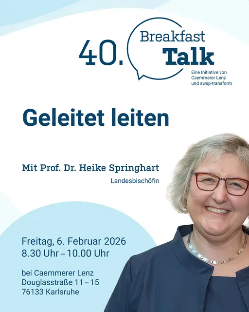 40. Breakfast Talk mit Landesbischöfin Heike Springhart.  | Foto: Jörg Schmalenberger