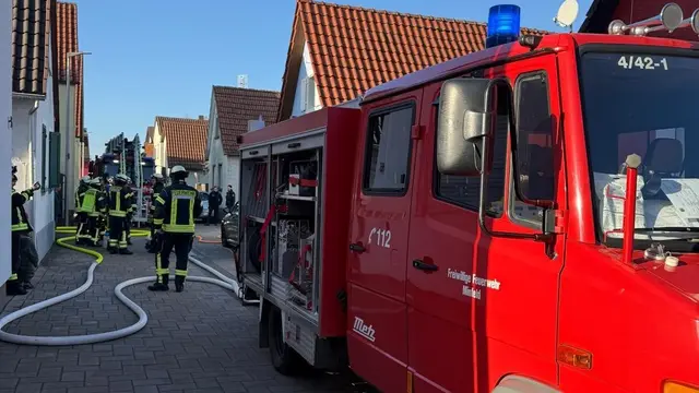 Einsatz der Feuerwehr in Minfeld | Foto: Tobias Schäfer/frei