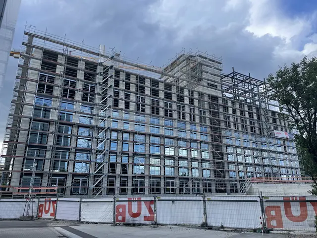 Der Rohbau des Forschungsgebäudes Luna, für das Ende April 2024 der Spatenstich war, ist längst abgeschlossen. | Foto: AbbVie