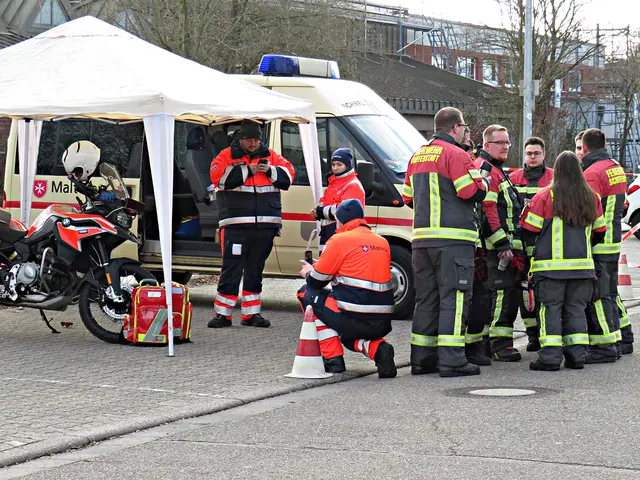 Lagebesprechung der Malteser | Foto: Brigitte Melder