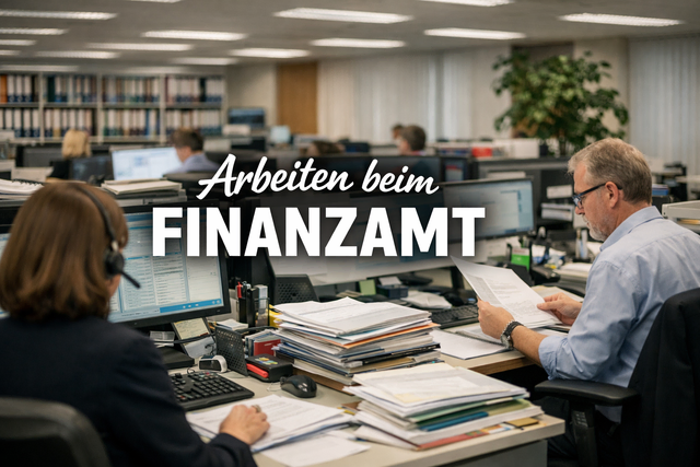 Information zu den Karrieremöglichkeiten beim Finanzamt | Foto: erstellt mit KI