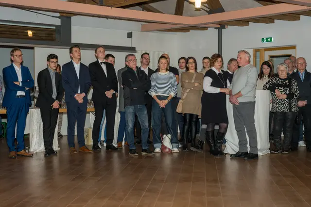 Einige der Gäste im Bürgerhaus Leimersheim | Foto: Wilfried Glauber, Fotozirkel Leimersheim