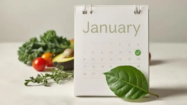 in jedem Januar versuchen viele Menschen mit guten Vorsätzen ins neue Jahr zu starten | Foto: Heike Schwitalla - erstellt mit KI