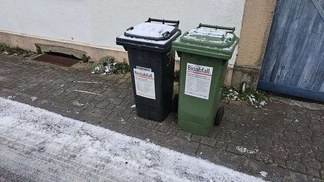 Winterliche Straßenverhältnisse beeinträchtigen die Müllabfuhr in Neustadt an der Weinstraße | Foto: Eva Bender