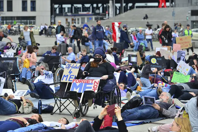 Beispielbild einer Liegenddemo von dem Veranstalter | Foto: Aktion Liegenddemo