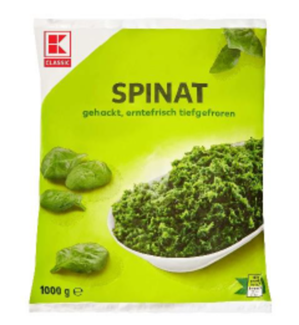Diesen Spinat bitte nicht mehr essen, sondern in die Kaufland-Filiale zurückbringen | Foto: Kaufland Dienstleistung GmbH &amp; Co. KG