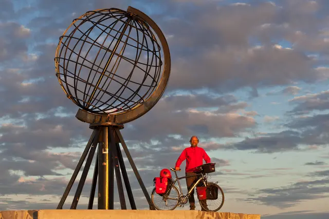 Perspektivenwechsel in Norwegen: Michael Fleck setzte seine Hurtigruten-Reise teilweise mit Fahrrad und Zelt fort und legte dabei rund 1.500 Kilometer zurück. | Foto: Michael Fleck