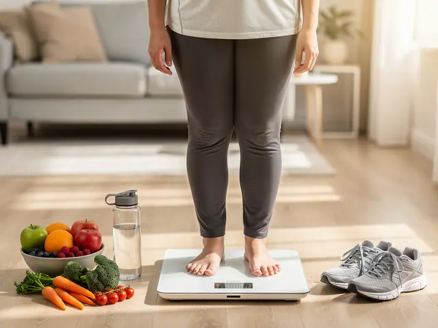 Gesund abnehmen gelingt mit Bewegung und Ernährungsumstellung | Foto: Stephanie Walter - erstellt mit KI