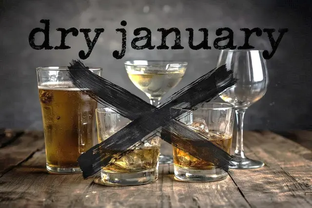 ein alkoholfreier Monat kann keine gesundheitlichen Wunder vollbringen, aber er schadet auch nicht | Foto: Heike Schwitalla - erstellt mit KI