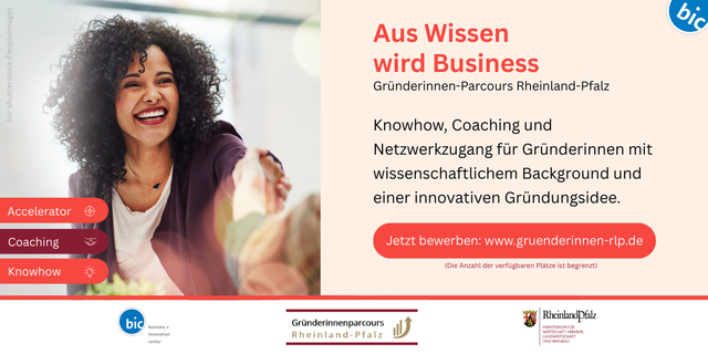 Im bic Kaiserslautern startet 2026 der Gründerinnen-Parcours Rheinland-Pfalz – ein intensives Förderprogramm mit Workshops, Coaching und Netzwerkzugang für Gründerinnen  | Foto: bic-shutterstock-PeopleImages