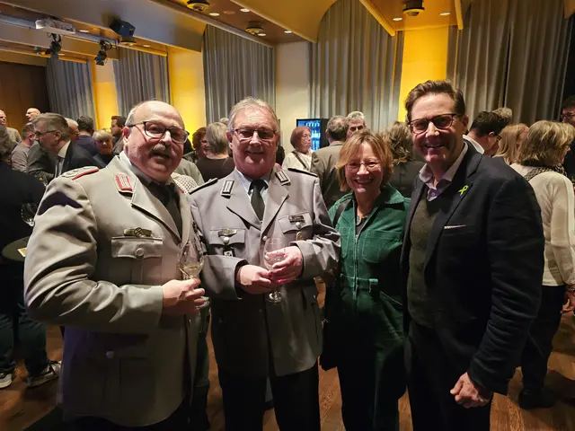 Begegnungen im Rahmen des Neujahrsempfangs | Foto: Michael Landgraf