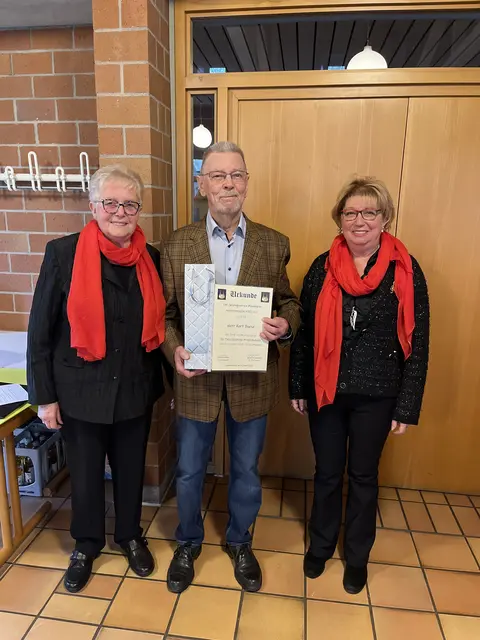 30jähriges Jubiläum: Kurt Boese und in Abwesenheit Angelika Boese | Foto: Aljoscha Kertesz