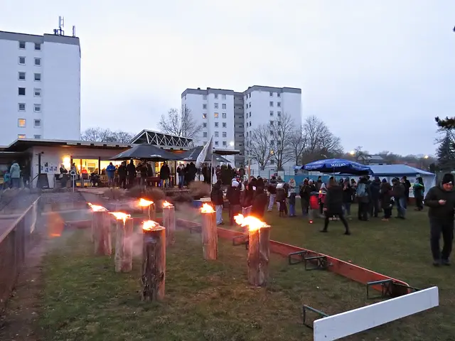 Das beliebte Schwedenfeuer beim Tennisclub Limburgerhof | Foto: Brigitte Melder