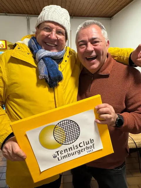 Freunde: Christian Wahl und Stefan Naumer | Foto: Tennisclub Limburgerhof